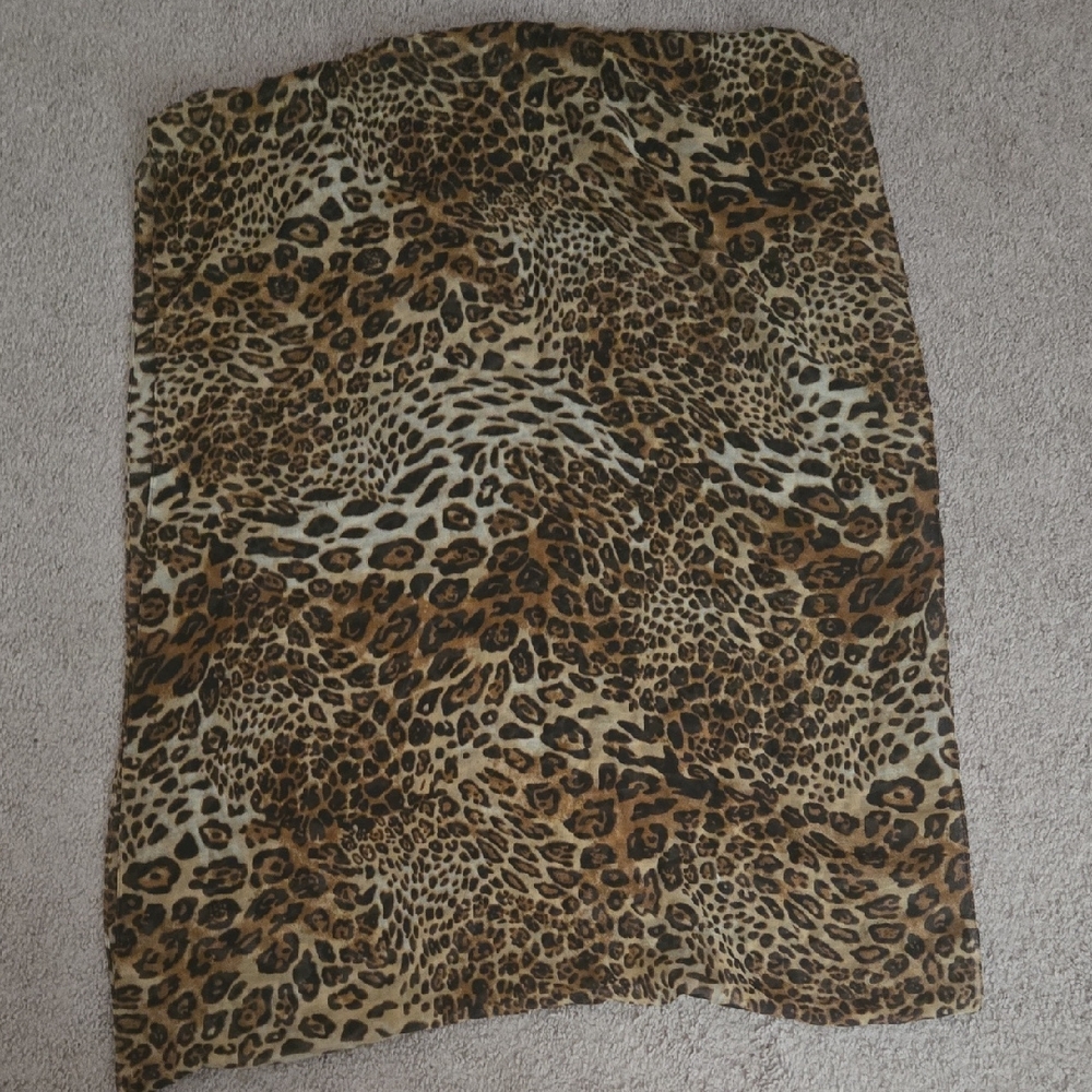 Leopard Print Scarf